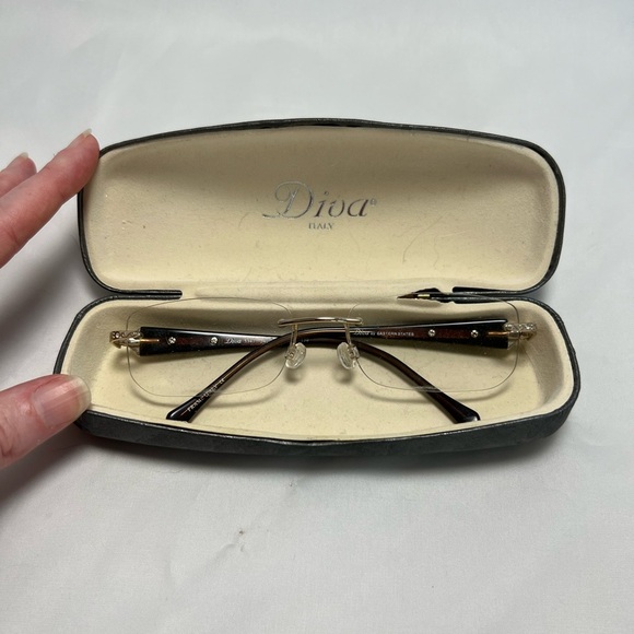 Diva by Eastern States Rimless Eyeglasses  - Frames Only - Picture 13 of 14